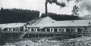 1907 год: старый медный завод в Карабаше. Через три года на этом месте англичане построят медеплавильное производство