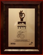Статуэтка Премии «На пике формы» в номинации «Надежные руки»