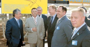 2003 год. Пуск нового комплекса на Оренбургском ГПЗ для приема газа с Карачаганака