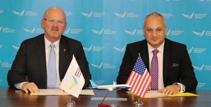 Boeing подписал меморандум о сотрудничестве с Авиационной администрацией Казахстана Boeing подписал меморандум о сотрудничестве с Авиационной администрацией Казахстана