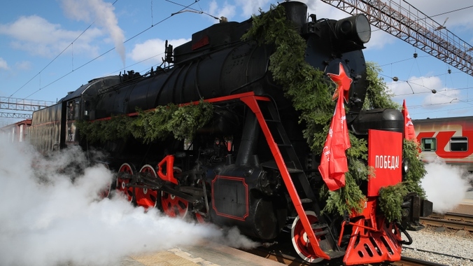 Ретропоезд СвЖД «Эшелон Победы» в мае совершит поездку по 24 городам