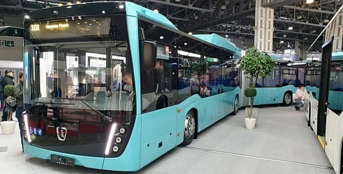 Прототип 18,7-метрового автобуса-гармошки с газовым двигателем изготовлен в Башкирии