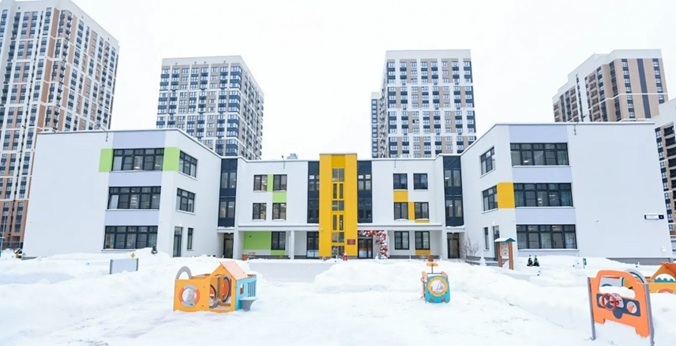 Первый детский сад, построенный по нацпроекту «Семья», открыли в Екатеринбурге