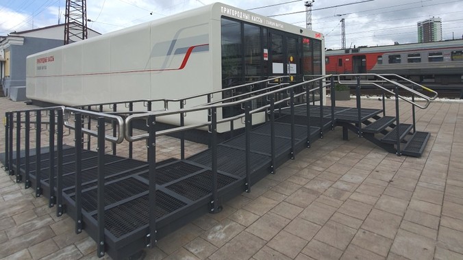 Пассажирское здание в модульном исполнении на станции Шарташ за три первые недели приняло 20 тыс. пассажиров