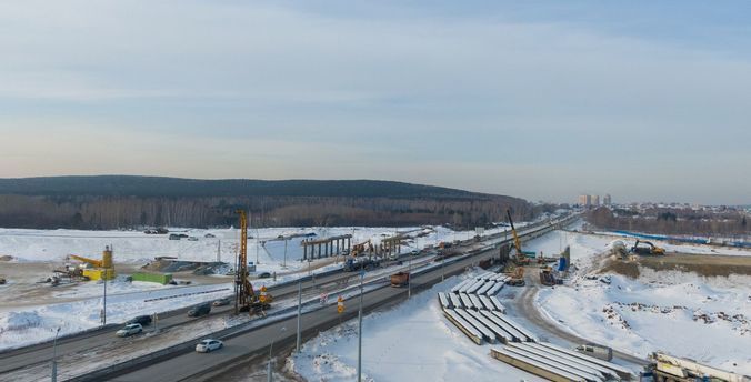 Утвержден проект моста, соединяющего Кольцово и Малый Исток в Екатеринбурге