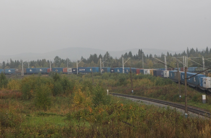 Перевозки контейнеров на СвЖД выросли на 10,8% за восемь месяцев