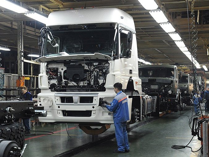Производство грузовиков в России выросло на 10%