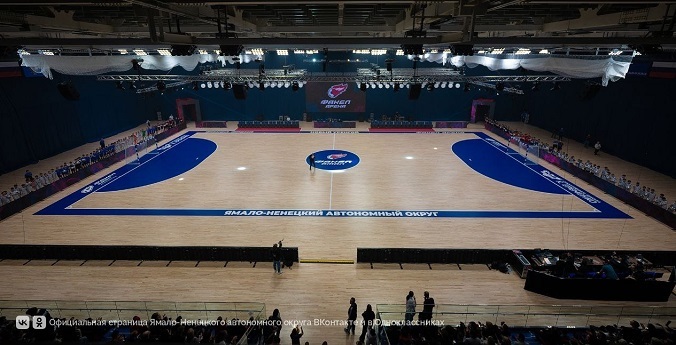 Первый на Ямале спорткомплекс для игры в футзал открыли в Новом Уренгое