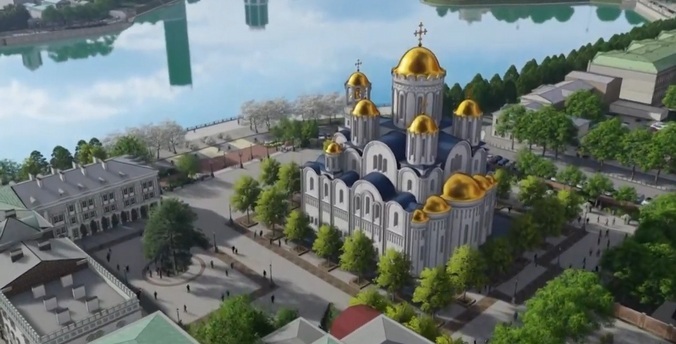 Госохрана разрешила снести часть приборостроительного завода, на месте которого построят храм Святой Екатерины в Екатеринбурге