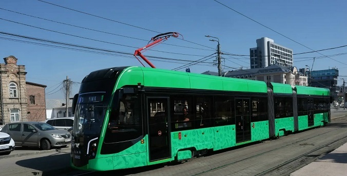 Трехсекционные трамваи для будущего метротрамвая запустили в Челябинске