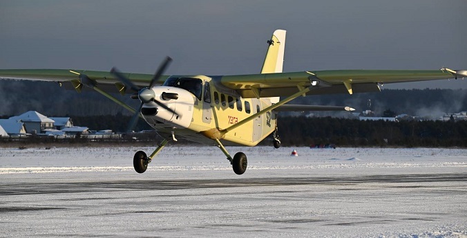 Первый полет с отечественным двигателем выполнил самолет ЛМС-901 «Байкал»